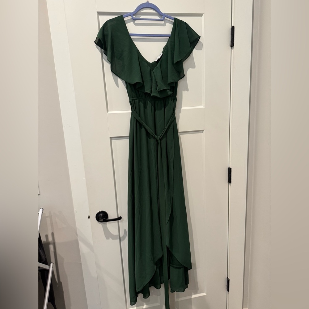 Green Maxi Baltic Born Wrap Dress